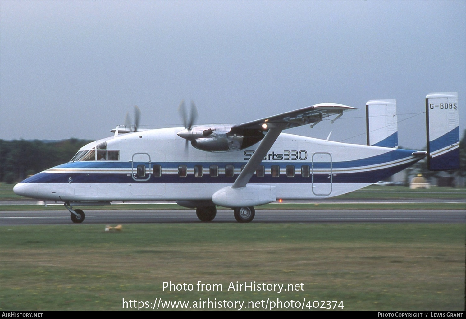 Aircraft Photo of G-BDBS | Short 330-100 | AirHistory.net #402374