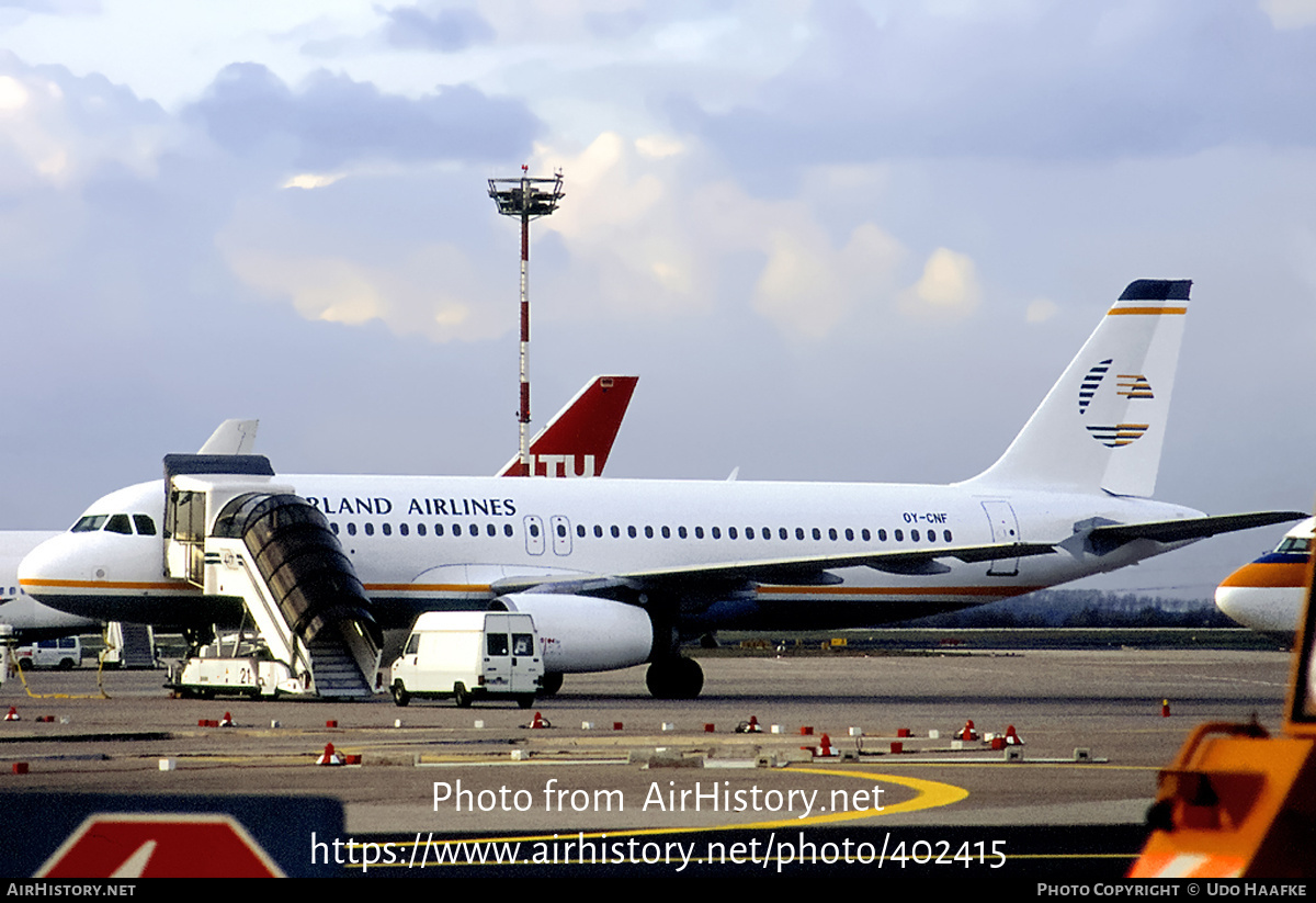 Aircraft Photo of OY-CNF | Airbus A320-231 | Saarland Airlines | AirHistory.net #402415