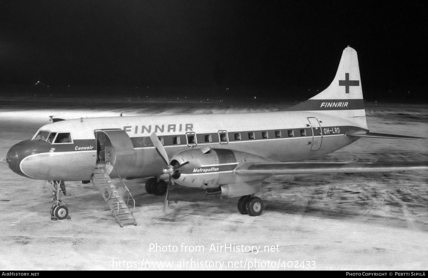 Aircraft Photo of OH-LRD | Convair 440-40 Metropolitan | Finnair | AirHistory.net #402433