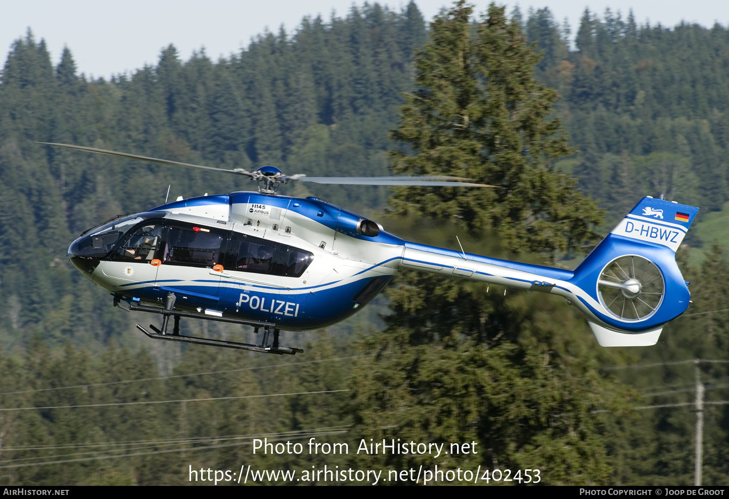 Aircraft Photo of D-HBWZ | Airbus Helicopters H-145 (BK-117D-2) | Polizei | AirHistory.net #402453