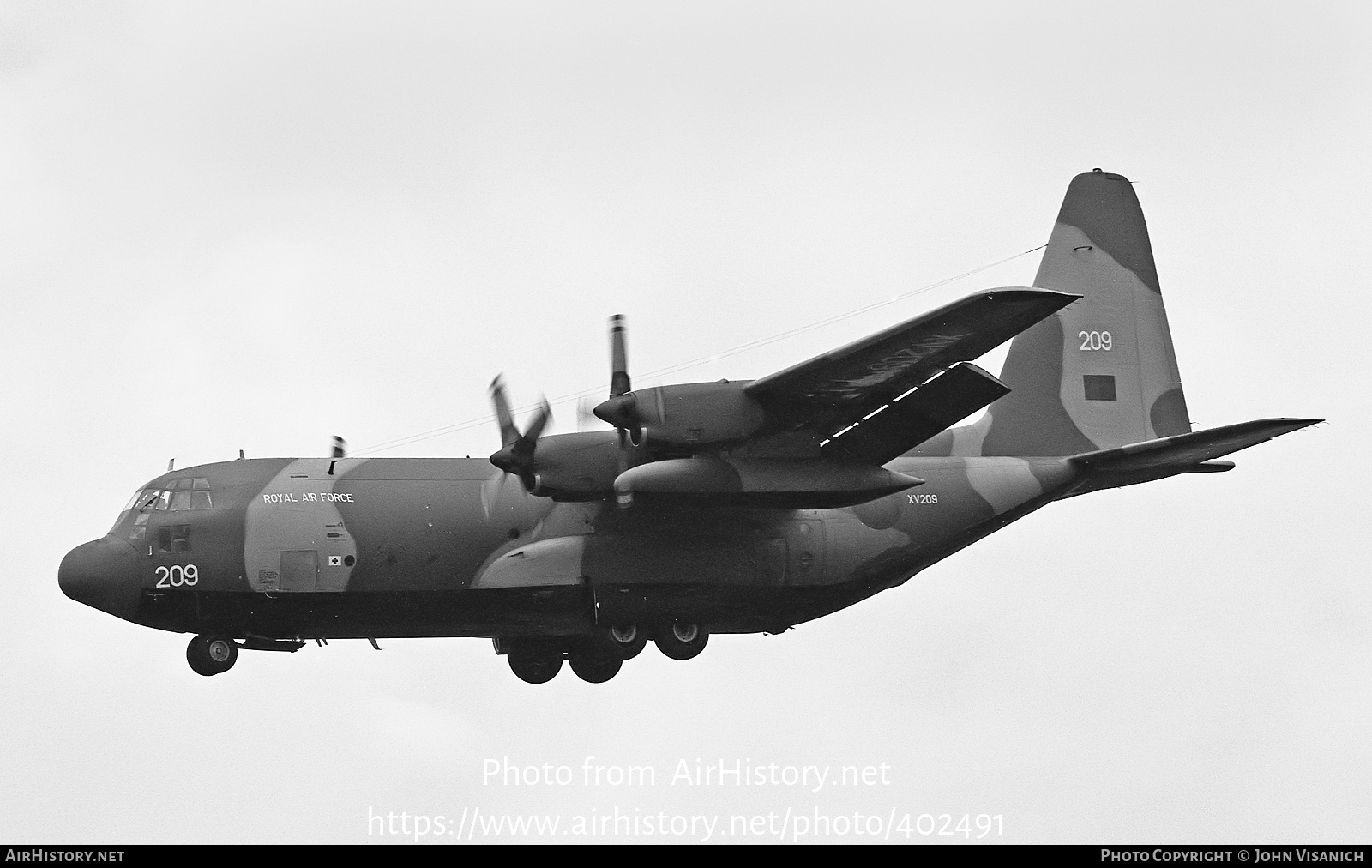 Aircraft Photo of XV209 | Lockheed C-130K Hercules C1 (L-382) | UK - Air Force | AirHistory.net #402491