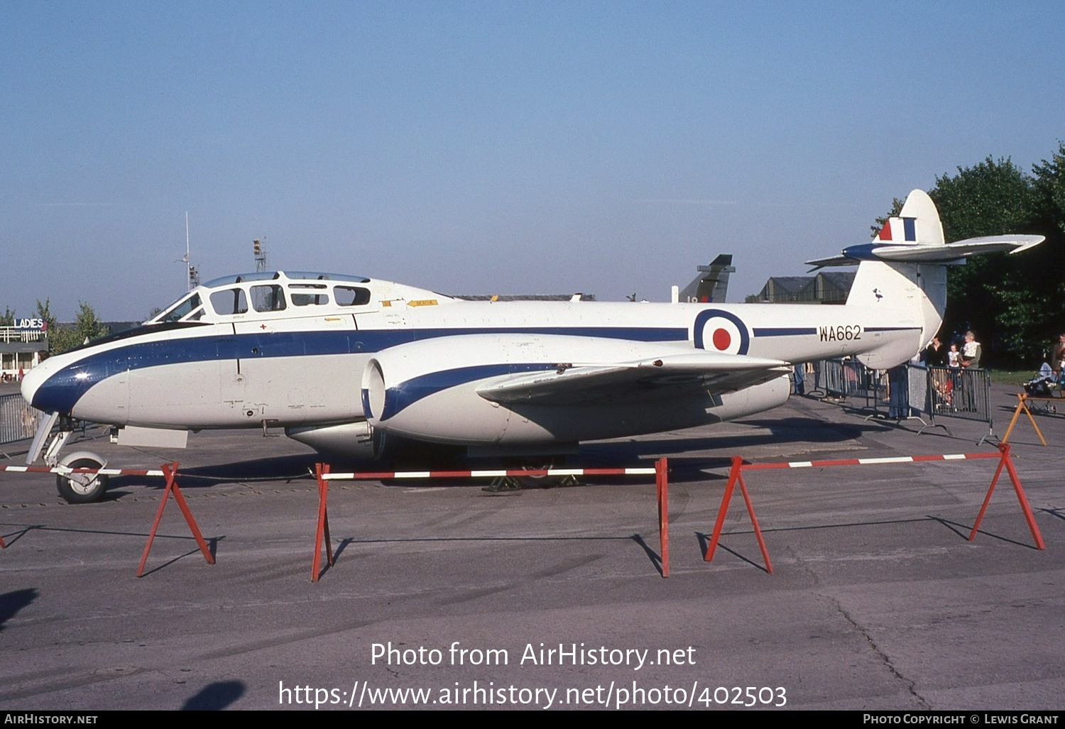 Aircraft Photo of WA662 | Gloster Meteor T7 | UK - Air Force | AirHistory.net #402503