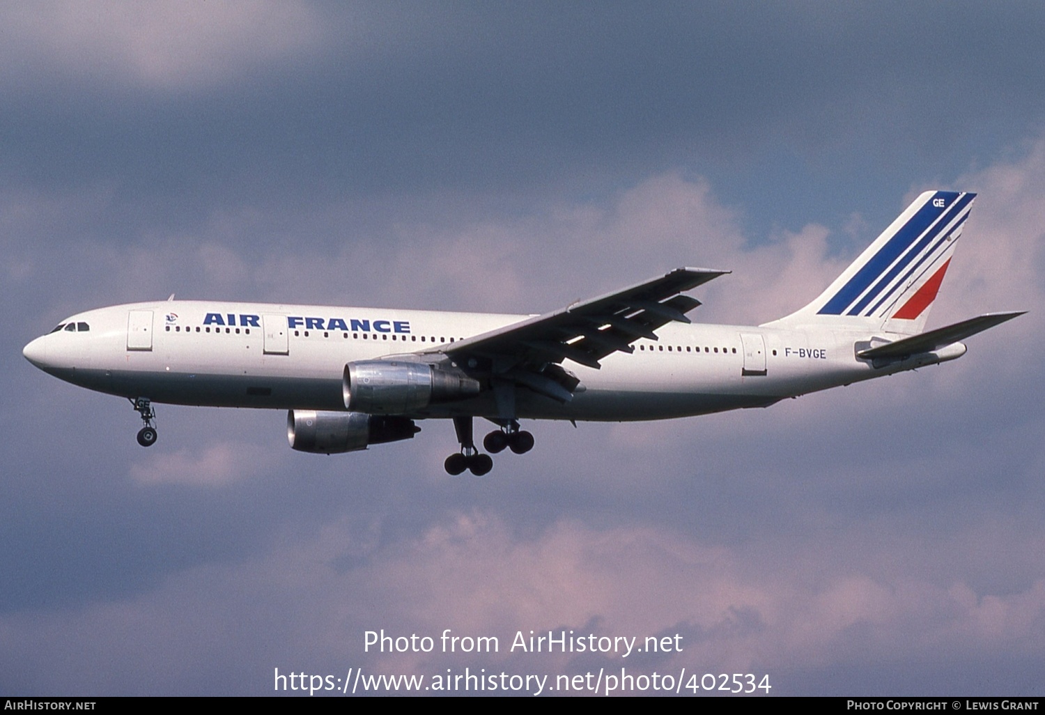 Aircraft Photo of F-BVGE | Airbus A300B2-1C | Air France | AirHistory.net #402534