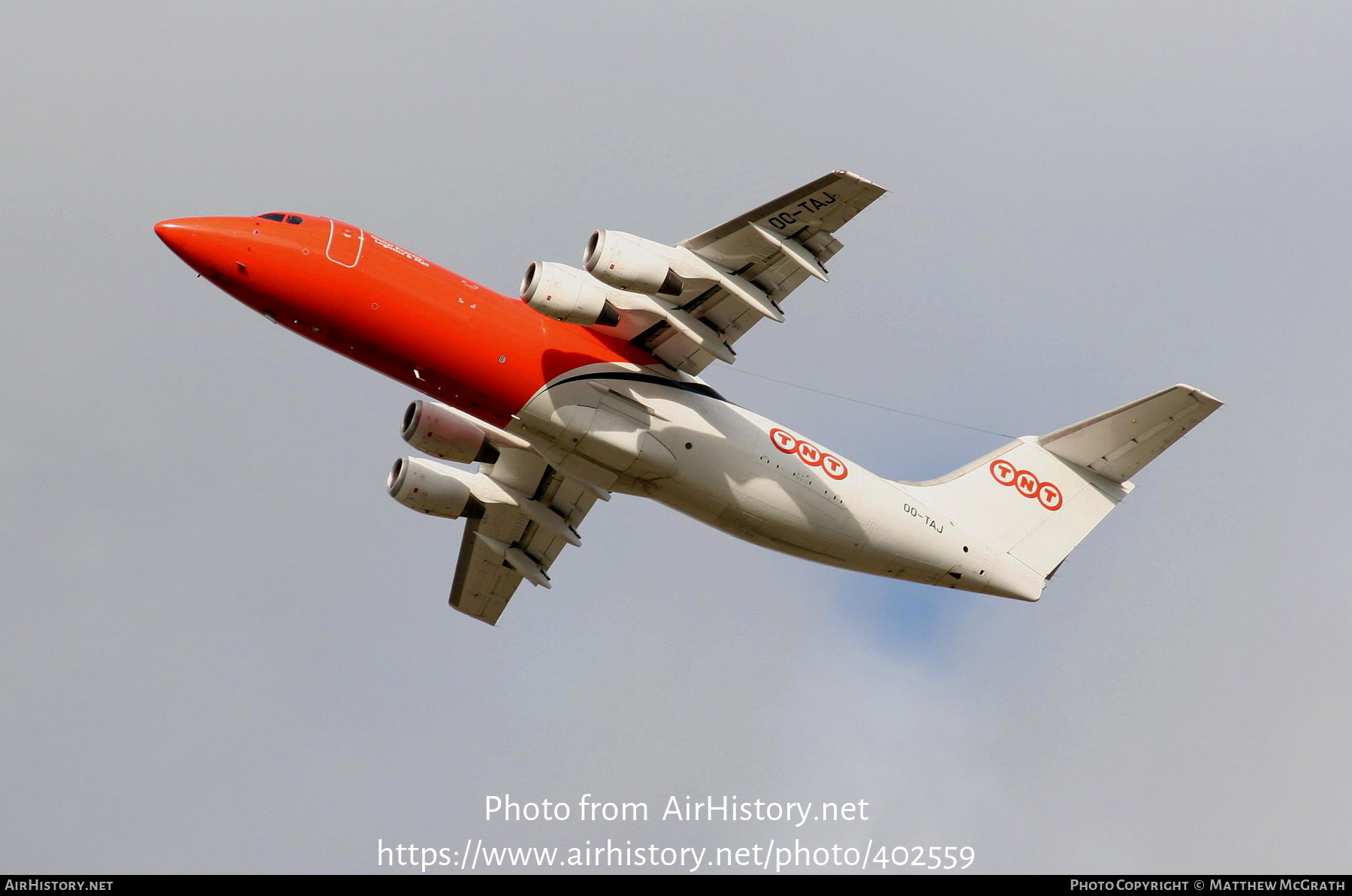 Aircraft Photo of OO-TAJ | British Aerospace BAe-146-300QT Quiet Trader | TNT Airways | AirHistory.net #402559