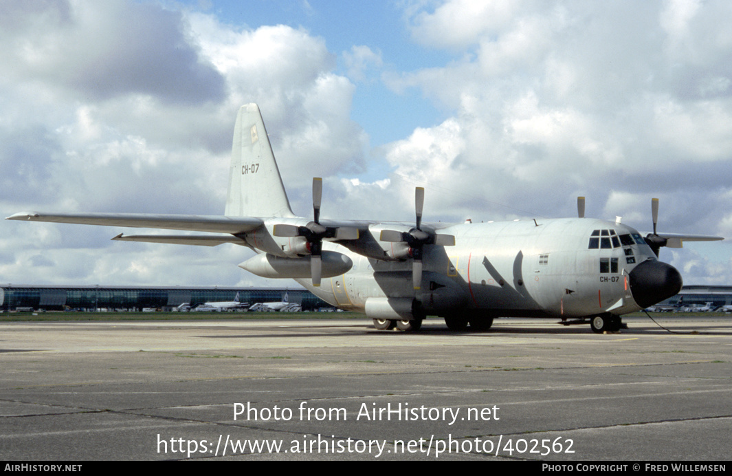 Aircraft Photo of CH-07 | Lockheed C-130H Hercules | Belgium - Air Force | AirHistory.net #402562