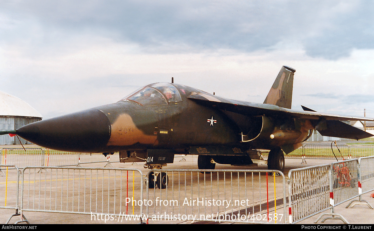 Aircraft Photo of 68-0014 / AF68-014 | General Dynamics F-111E Aardvark | USA - Air Force | AirHistory.net #402587