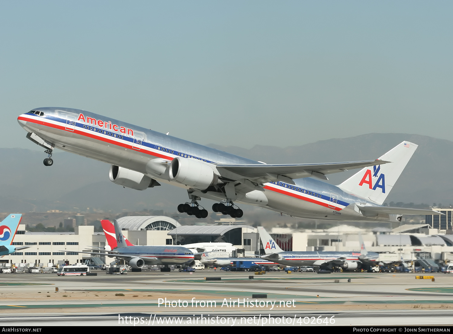 Aircraft Photo of N750AN | Boeing 777-200 | American Airlines | AirHistory.net #402646