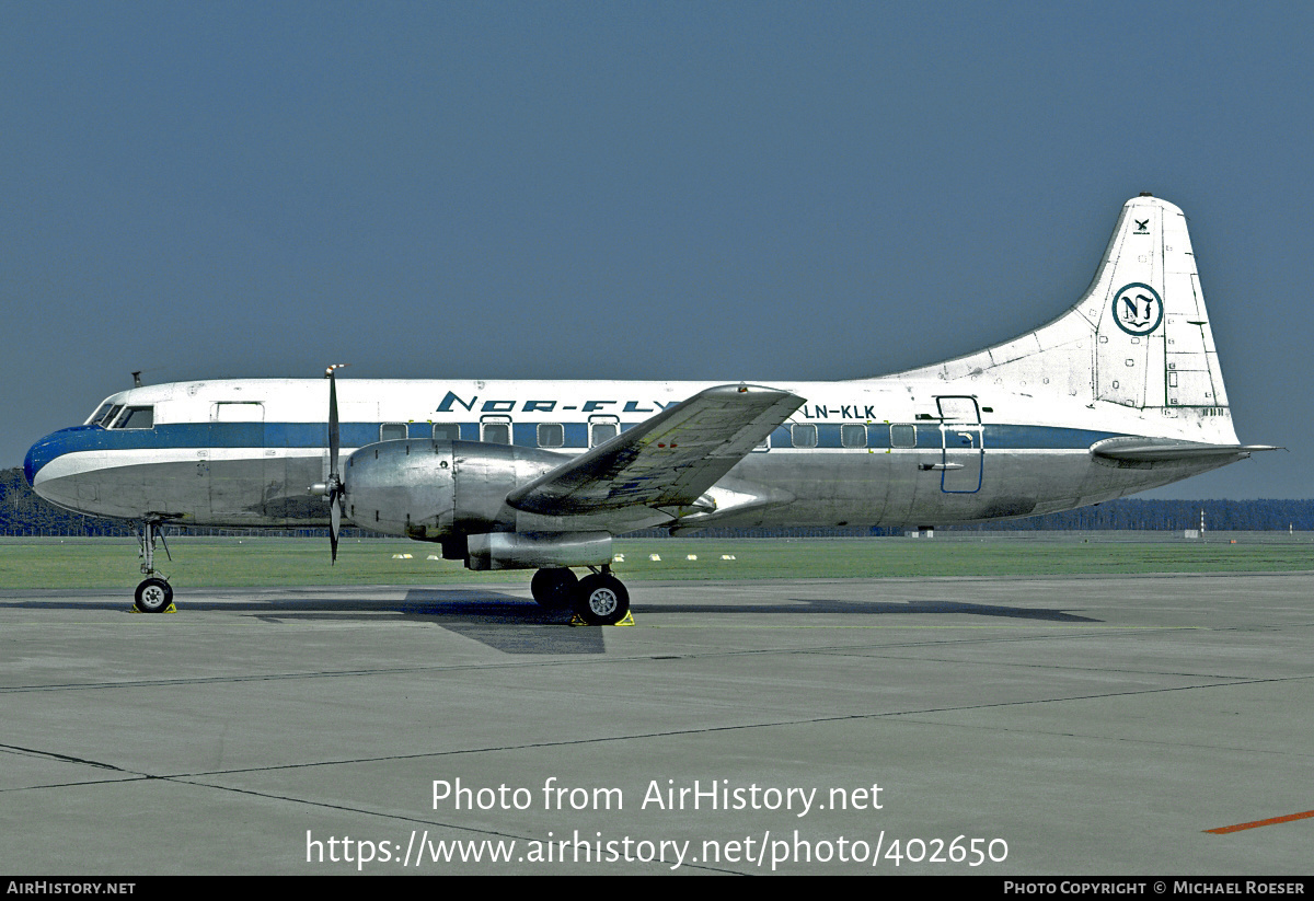 Aircraft Photo of LN-KLK | Convair 440-75 Metropolitan | Nor-Fly | AirHistory.net #402650