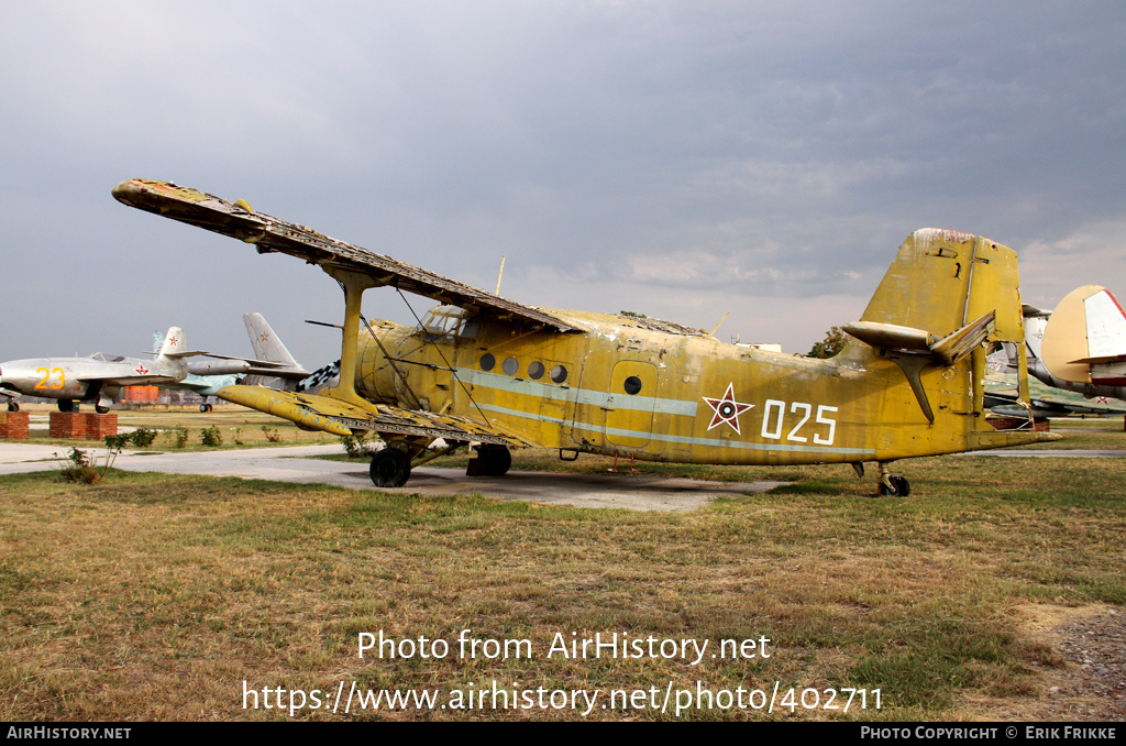 Aircraft Photo of 025 | Antonov An-2M | Bulgaria - Air Force | AirHistory.net #402711