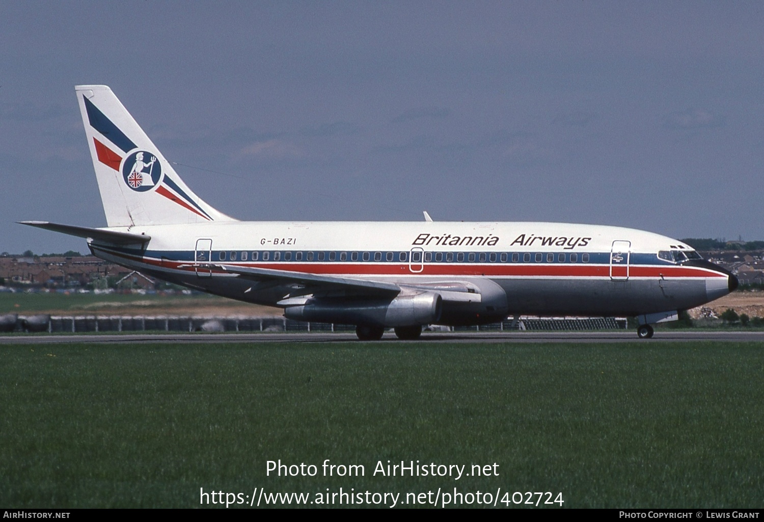 Aircraft Photo of G-BAZI | Boeing 737-204/Adv | Britannia Airways | AirHistory.net #402724