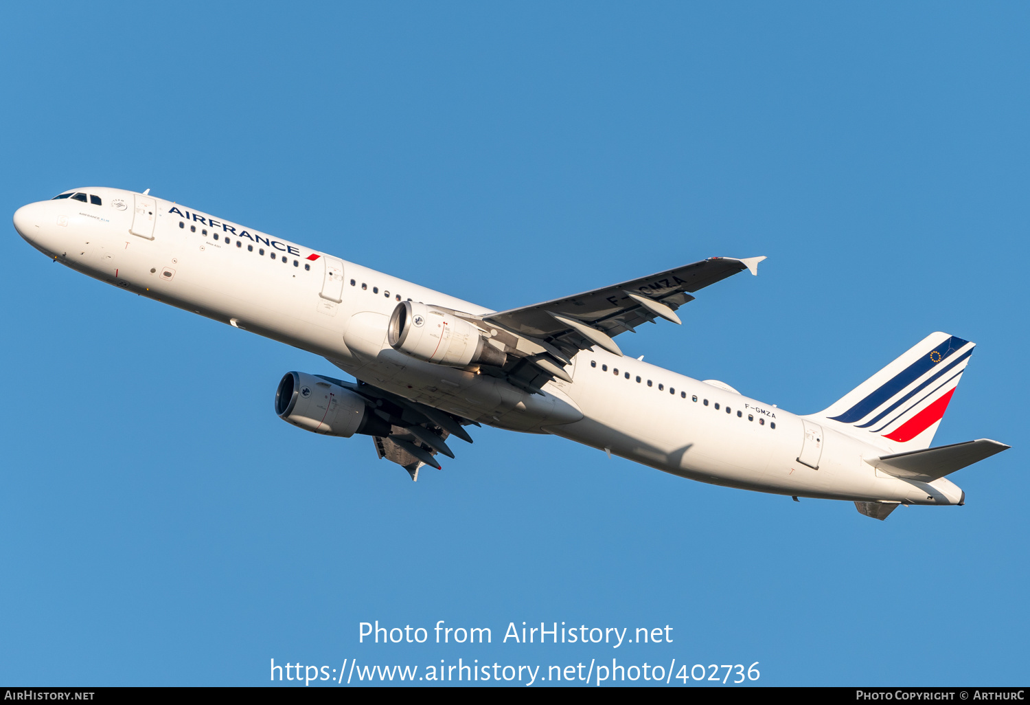 Aircraft Photo of F-GMZA | Airbus A321-111 | Air France | AirHistory.net #402736