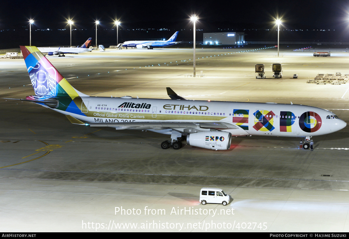 Aircraft Photo of A6-EYH | Airbus A330-243 | Etihad Airways | AirHistory.net #402745