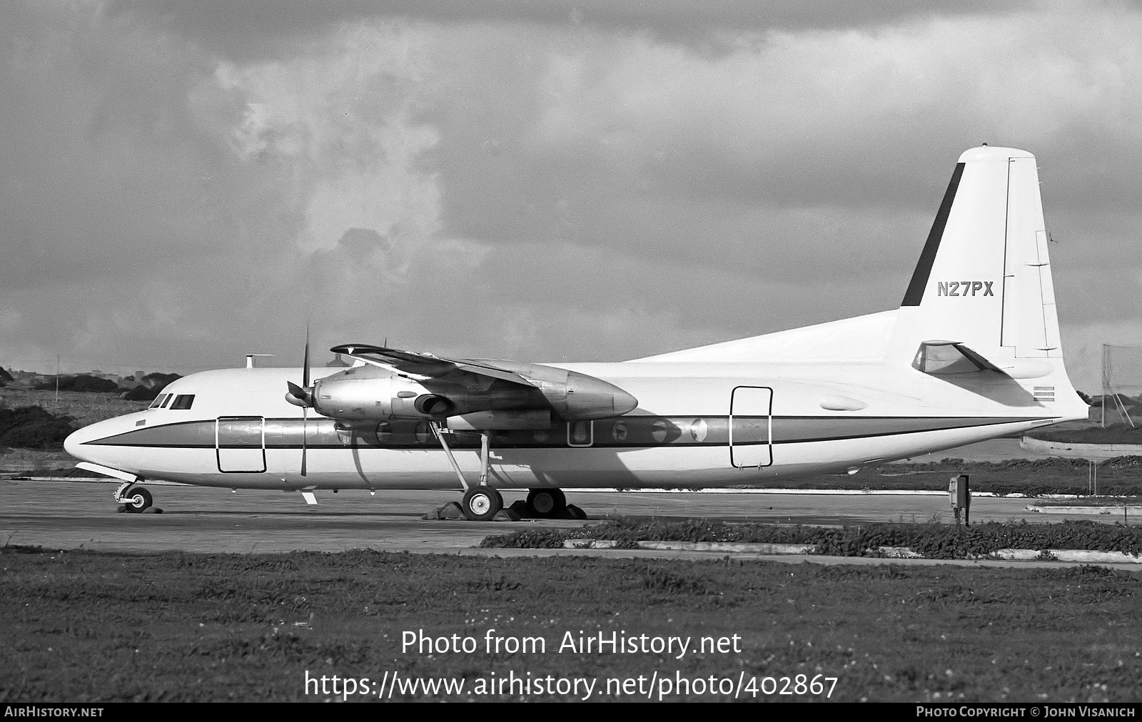 Aircraft Photo of N27PX | Fairchild F-27A | AirHistory.net #402867