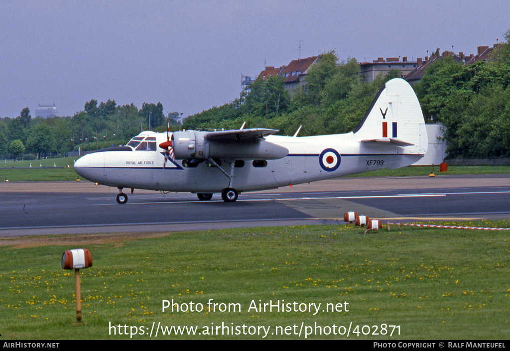 Aircraft Photo of XF799 | Hunting Percival P.66 Pembroke C.1 | UK - Air Force | AirHistory.net #402871