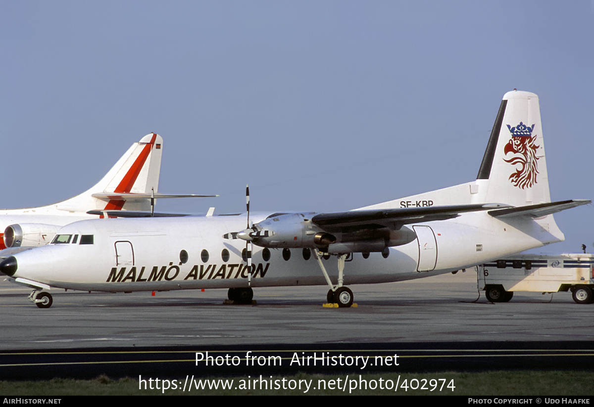 Aircraft Photo of SE-KBP | Fairchild Hiller FH-227E | Malmö Aviation | AirHistory.net #402974