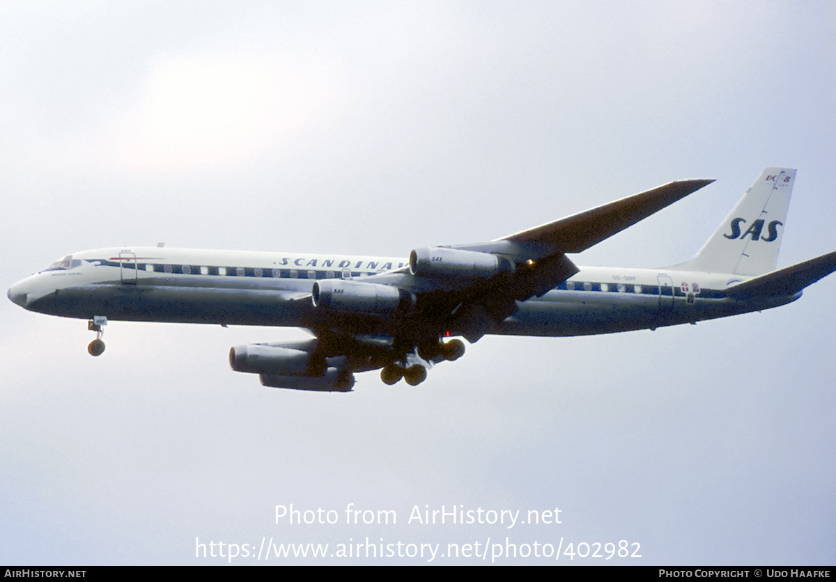 Aircraft Photo of SE-DBF | McDonnell Douglas DC-8-62 | Scandinavian Airlines - SAS | AirHistory.net #402982