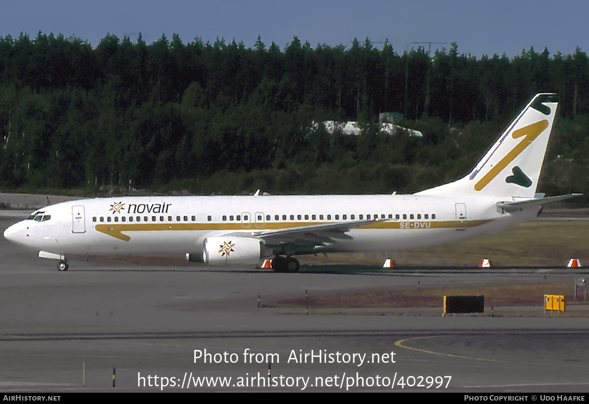 Aircraft Photo of SE-DVU | Boeing 737-85F | Novair | AirHistory.net #402997