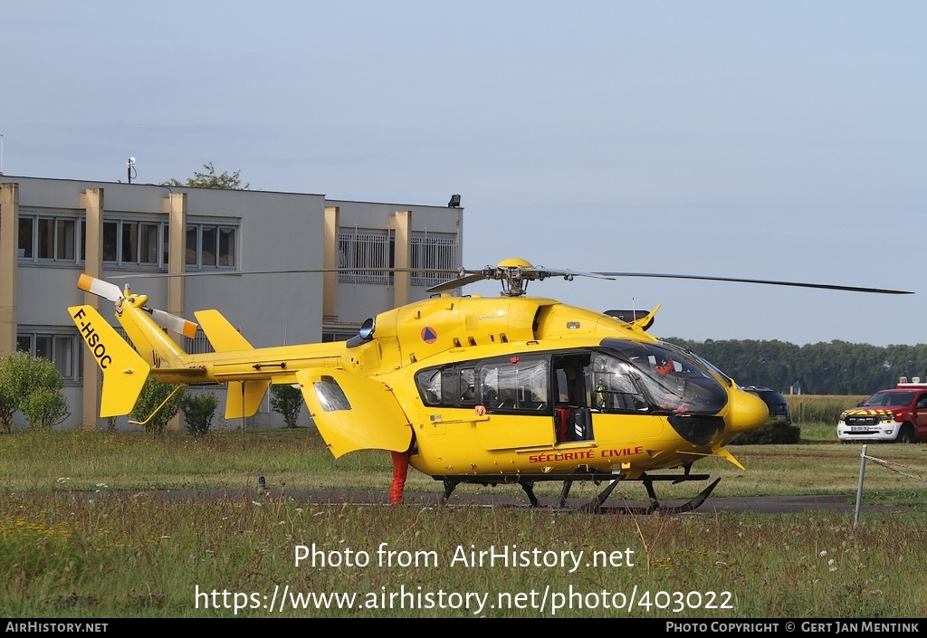 Aircraft Photo of F-HSOC | Eurocopter-Kawasaki BK-117C-2 | Sécurité Civile | AirHistory.net #403022