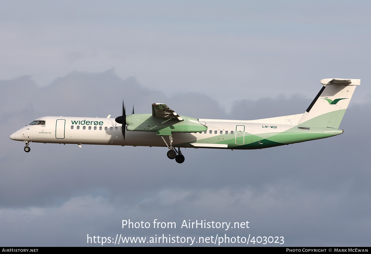 Aircraft Photo of LN-WDI | Bombardier DHC-8-402 Dash 8 | Widerøe | AirHistory.net #403023