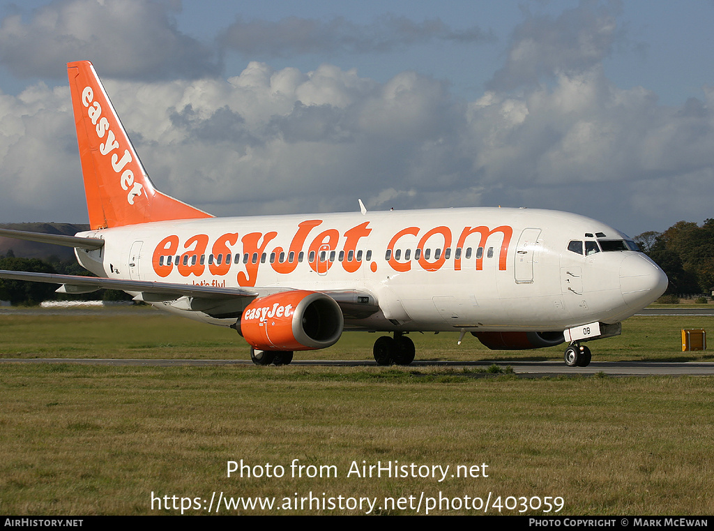 Aircraft Photo of G-IGOB | Boeing 737-36Q | EasyJet | AirHistory.net #403059