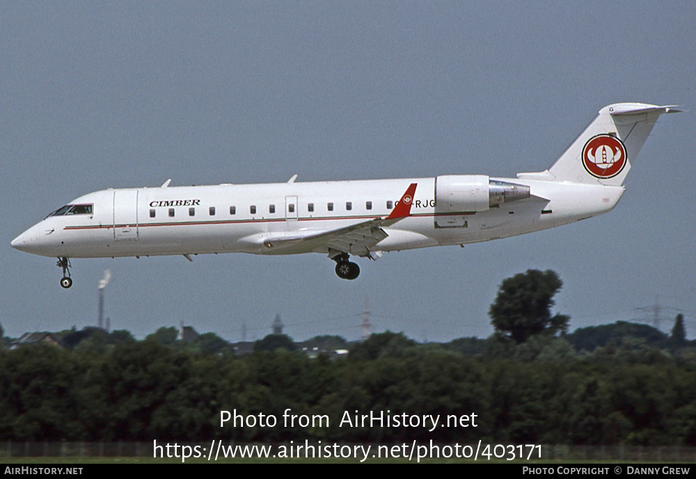 Aircraft Photo of OY-RJG | Canadair CRJ-200LR (CL-600-2B19) | Cimber Air | AirHistory.net #403171