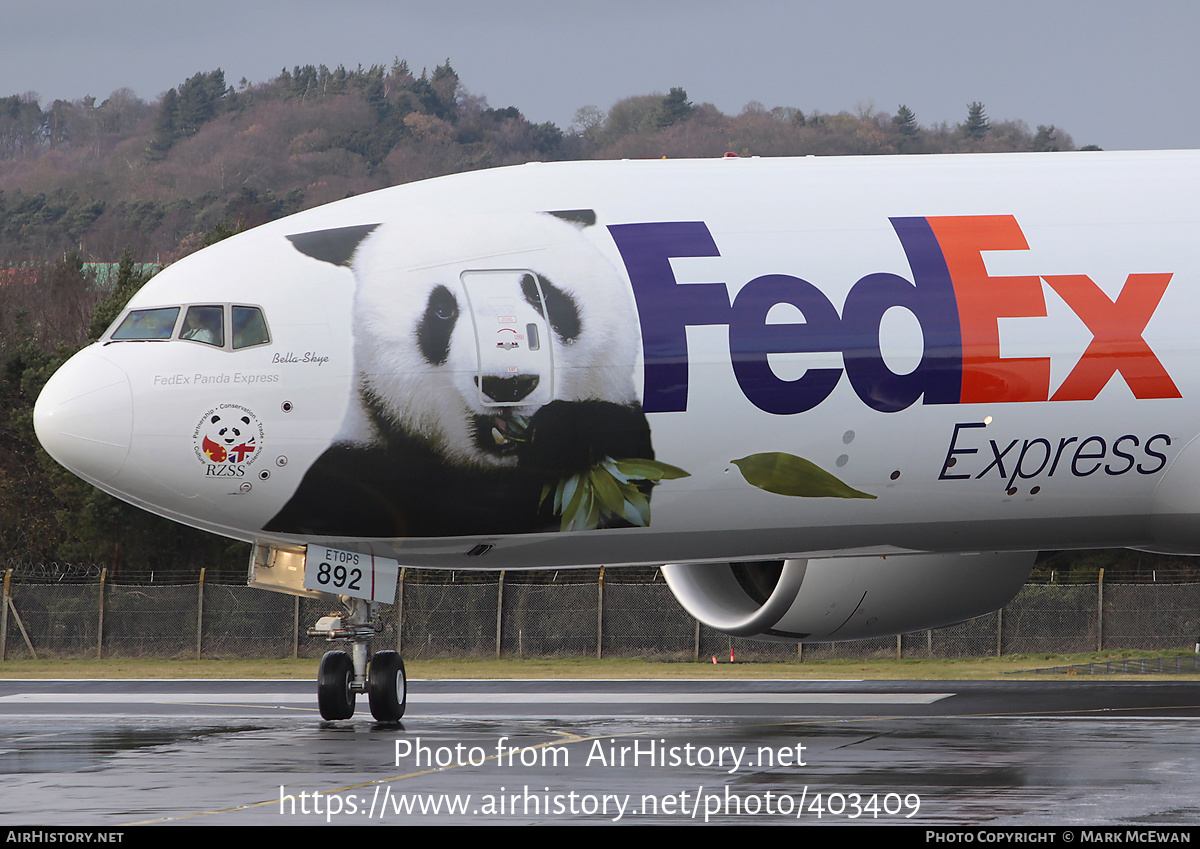 Aircraft Photo of N892FD | Boeing 777-FS2 | FedEx Express - Federal Express | AirHistory.net #403409