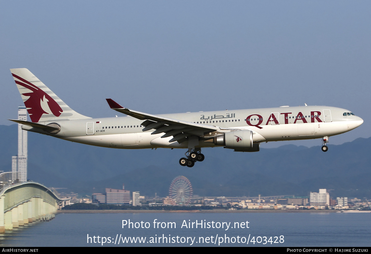 Aircraft Photo of A7-ACH | Airbus A330-203 | Qatar Airways | AirHistory.net #403428