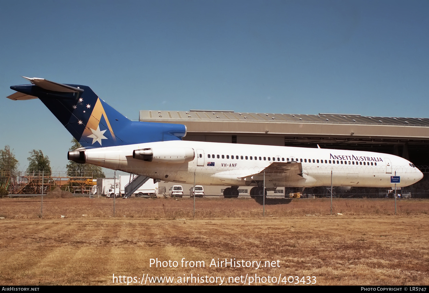 Aircraft Photo of VH-ANF | Boeing 727-277/Adv | Ansett Australia | AirHistory.net #403433