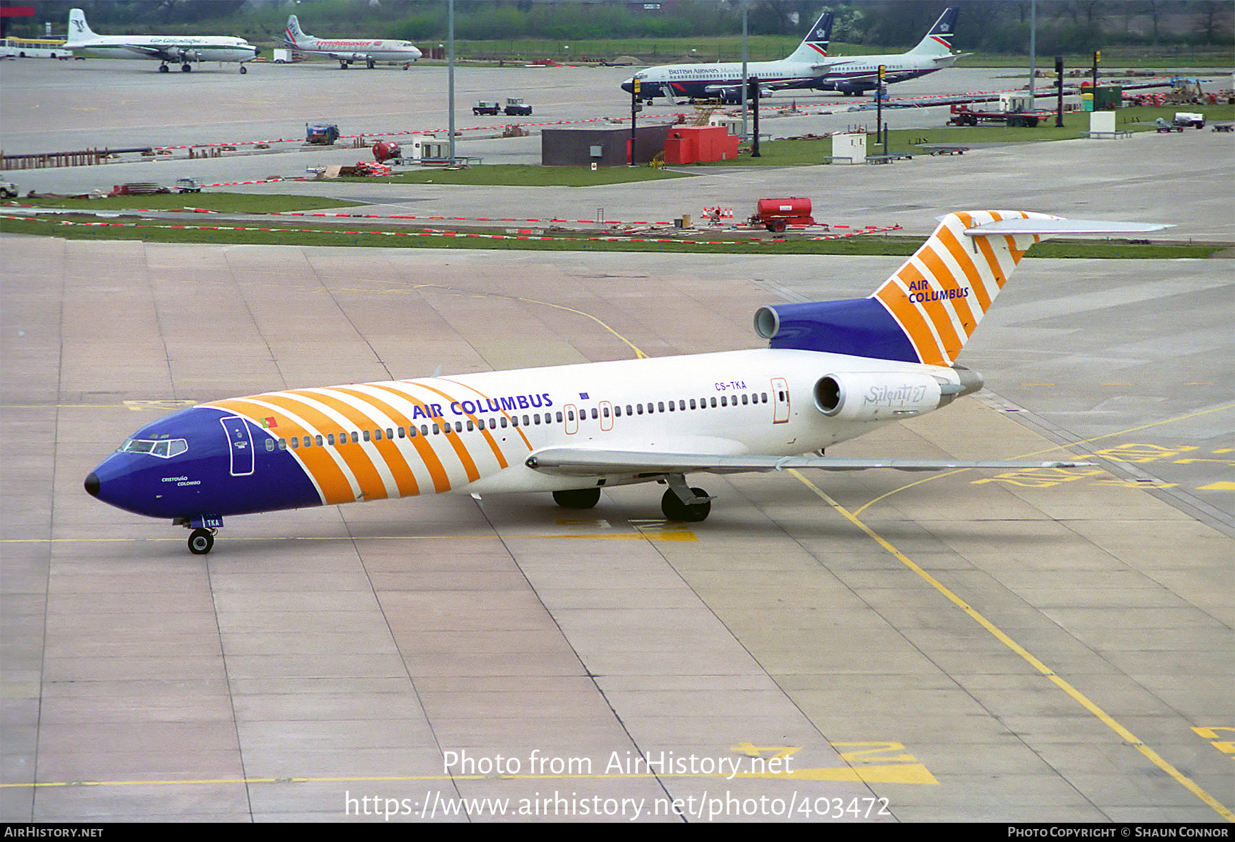 Aircraft Photo of CS-TKA | Boeing 727-2J4/Adv(RE) Super 27 | Air Columbus | AirHistory.net #403472