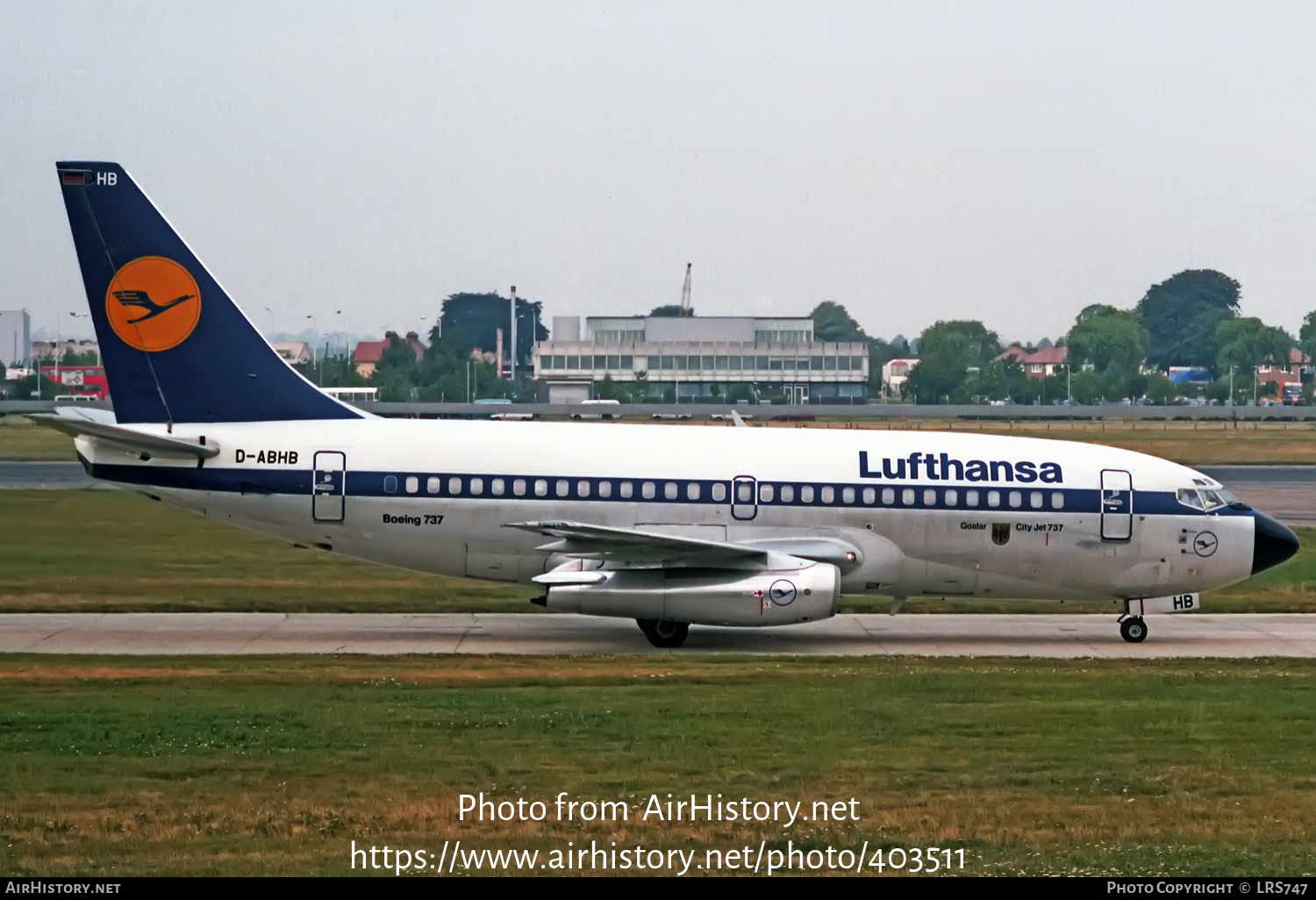 Aircraft Photo of D-ABHB | Boeing 737-230/Adv | Lufthansa | AirHistory.net #403511