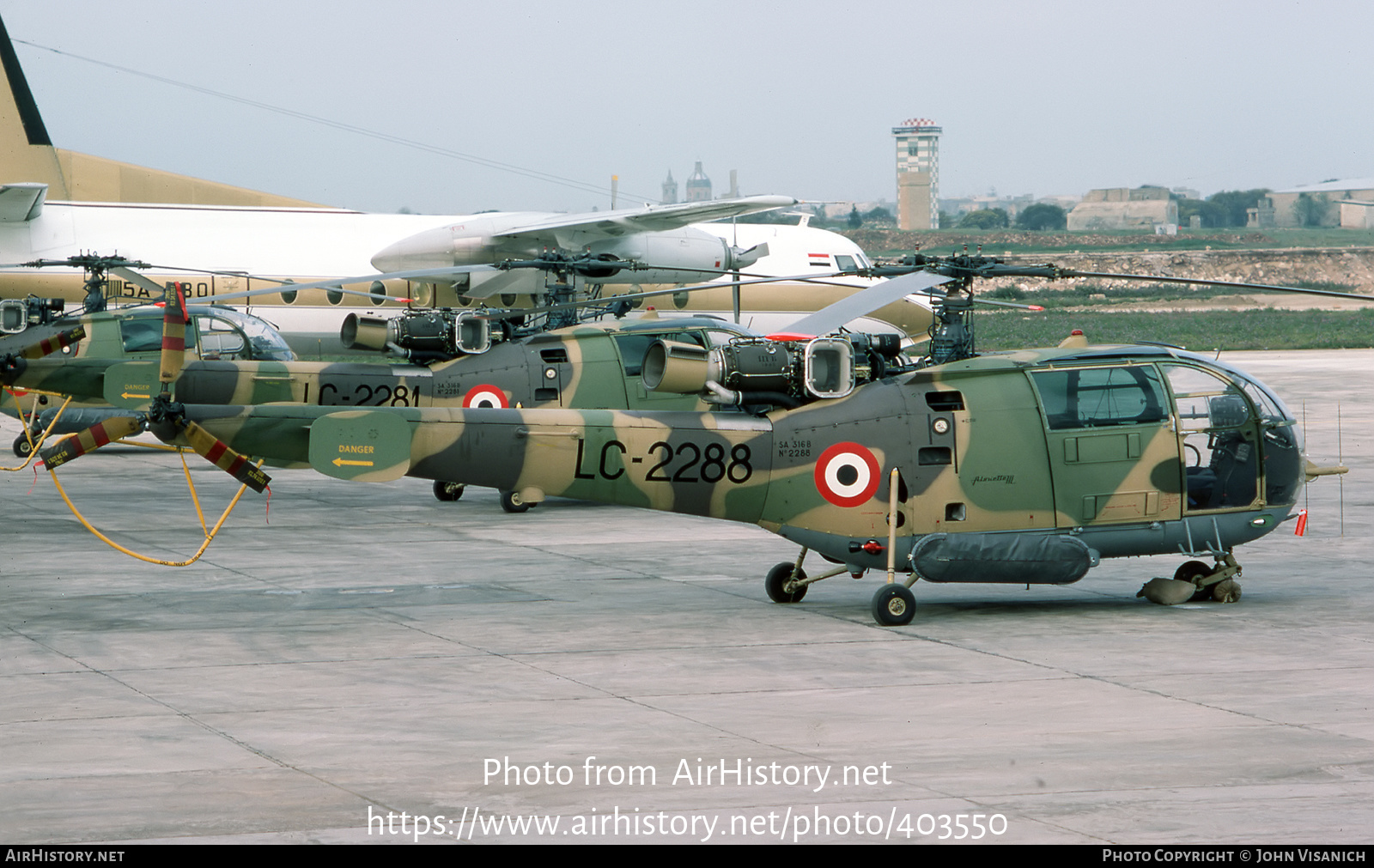 Aircraft Photo of LC-2288 | Aerospatiale SA-316B Alouette III | Libya - Air Force | AirHistory.net #403550