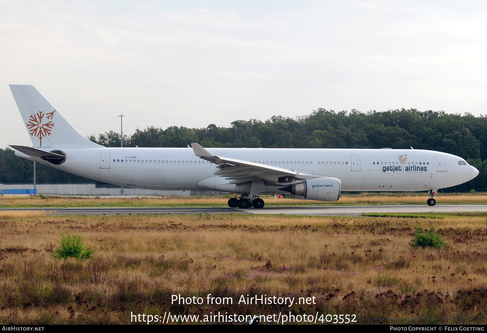 Aircraft Photo of LY-LEO | Airbus A330-302 | GetJet Airlines | AirHistory.net #403552