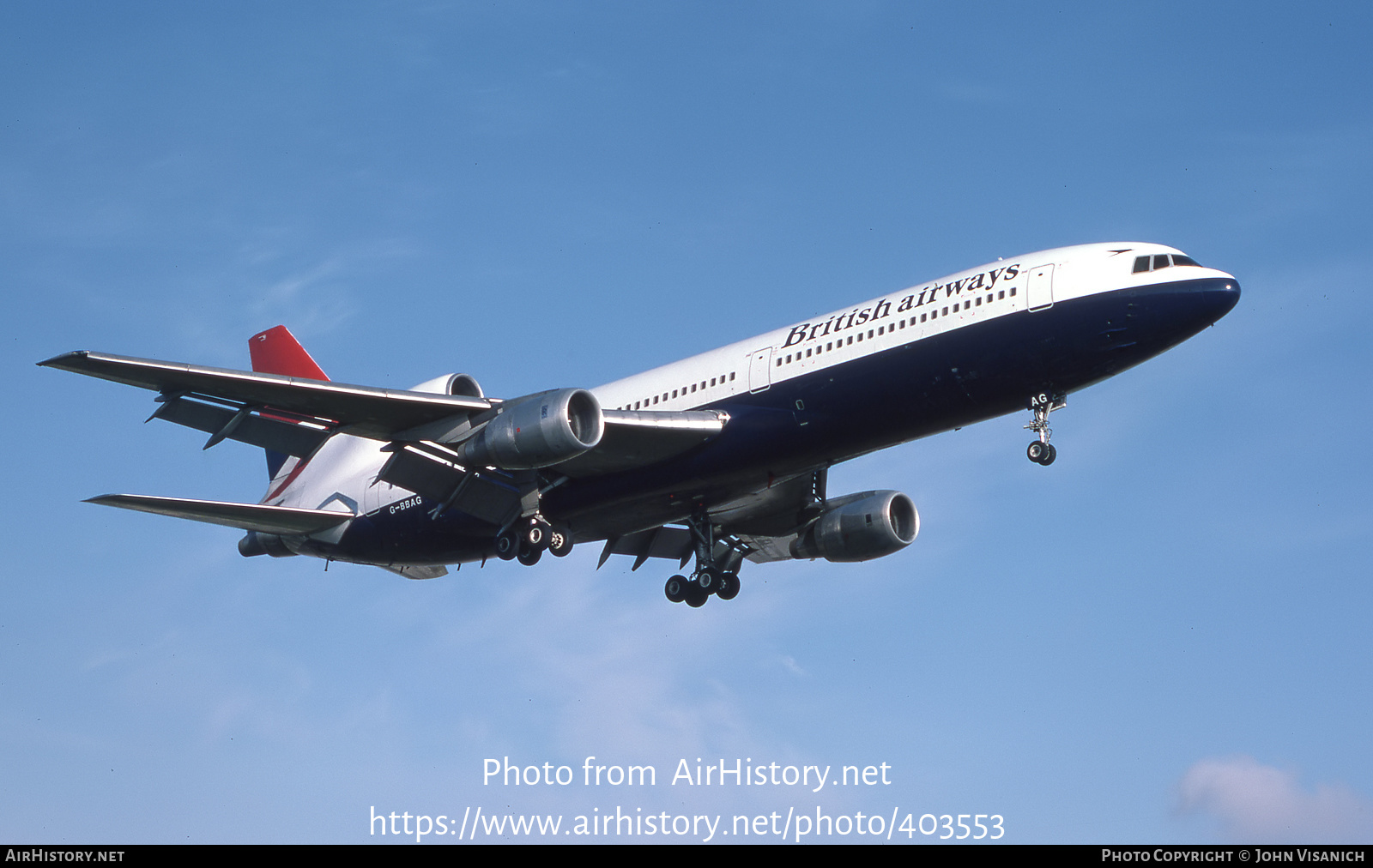 Aircraft Photo of G-BBAG | Lockheed L-1011-385-1 TriStar 1 | British Airways | AirHistory.net #403553