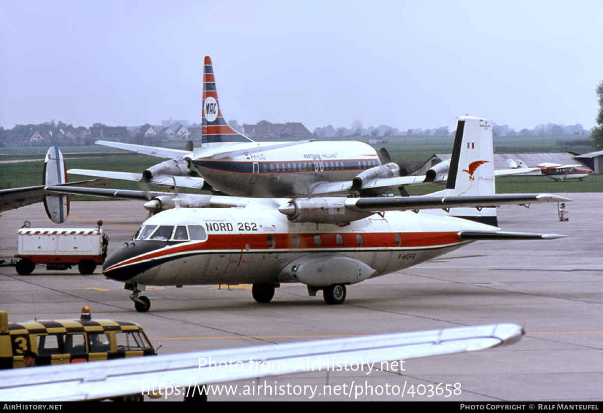 Aircraft Photo of F-WOFB | Nord 262A | Nord Aviation | AirHistory.net #403658