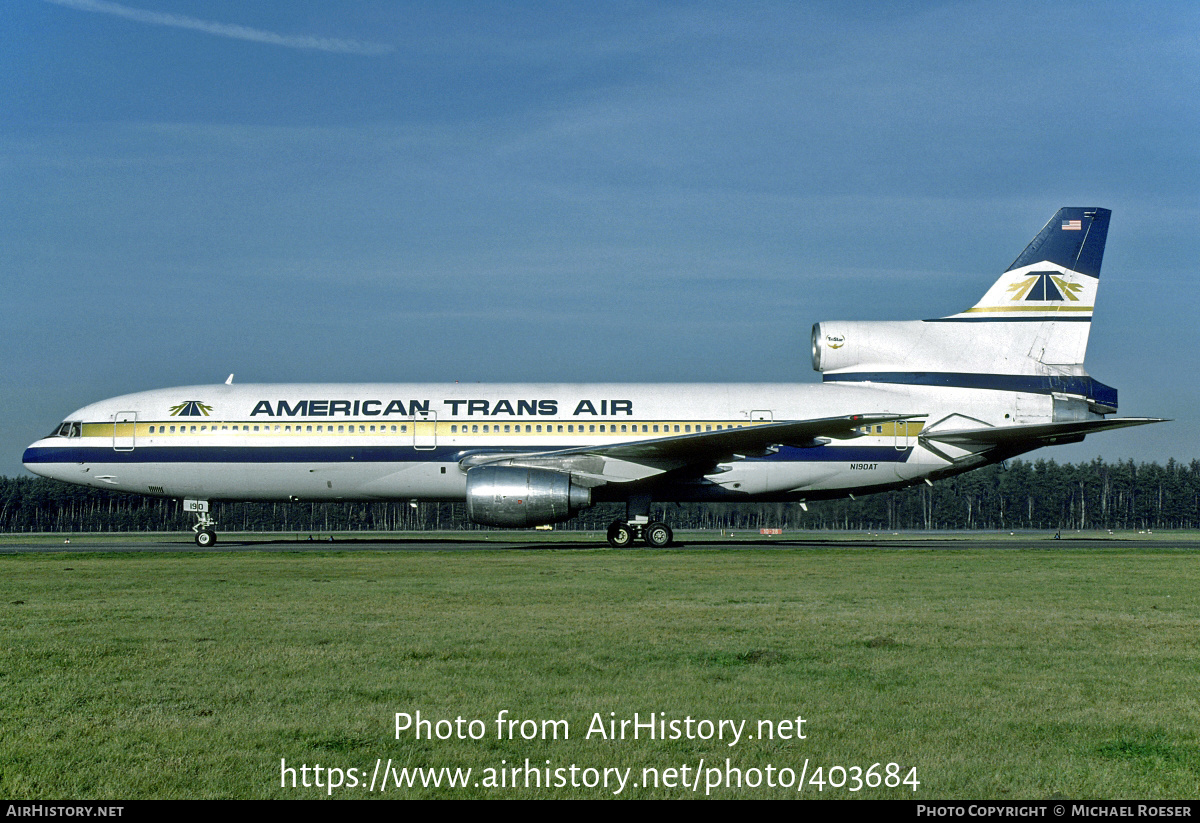 Aircraft Photo of N190AT | Lockheed L-1011-385-1 TriStar 50 | American Trans Air - ATA | AirHistory.net #403684