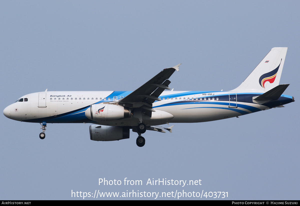 Aircraft Photo of HS-PPJ | Airbus A320-232 | Bangkok Airways | AirHistory.net #403731