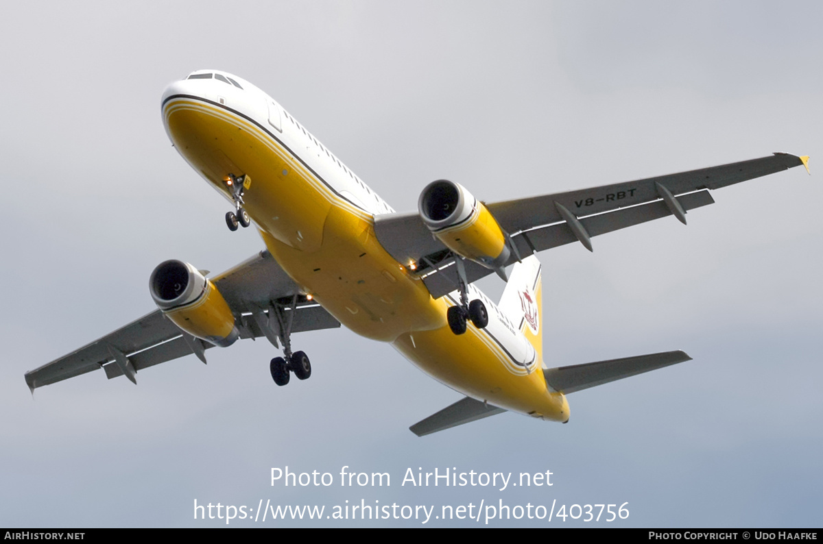 Aircraft Photo of V8-RBT | Airbus A320-232 | Royal Brunei Airlines | AirHistory.net #403756