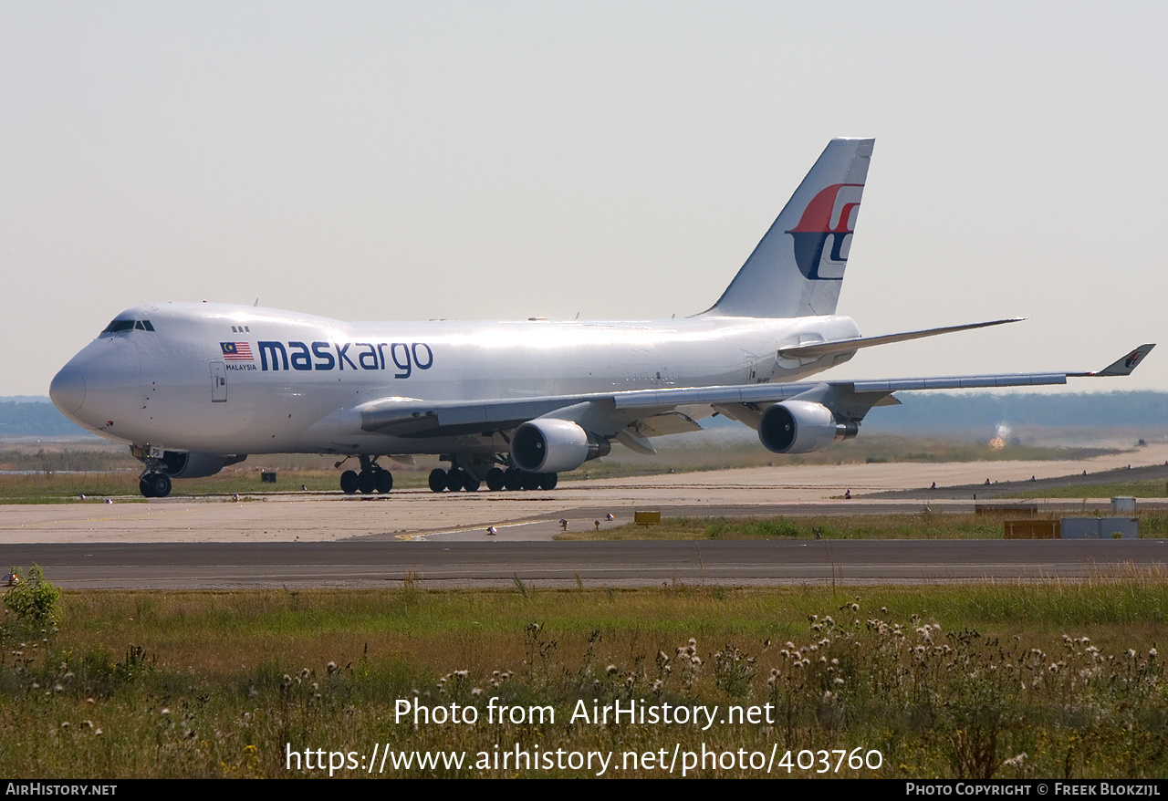 Aircraft Photo of 9M-MPS | Boeing 747-4H6F/SCD | MASkargo | AirHistory.net #403760