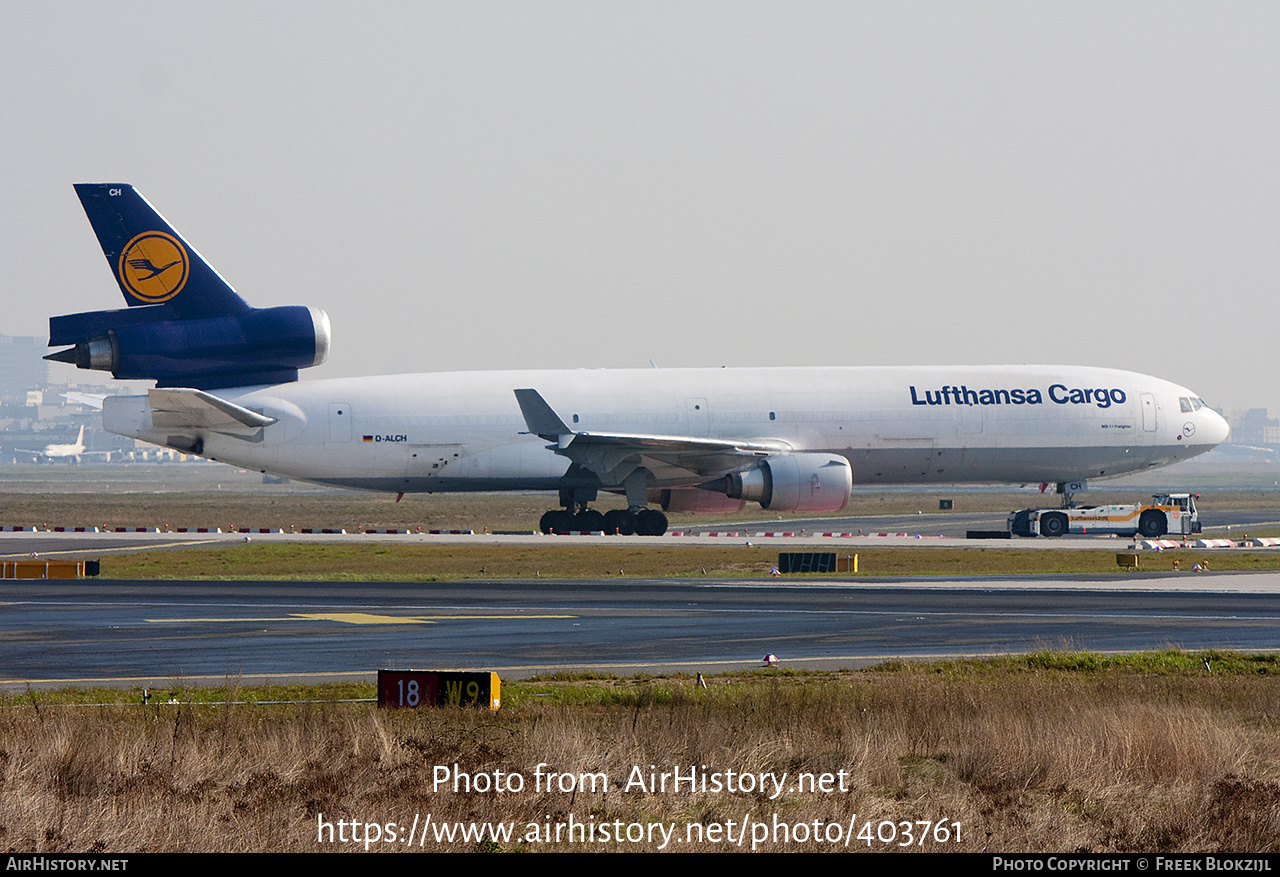 Aircraft Photo of D-ALCH | McDonnell Douglas MD-11F | Lufthansa Cargo | AirHistory.net #403761