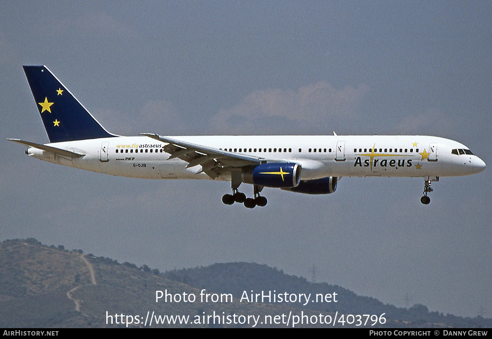 Aircraft Photo of G-OJIB | Boeing 757-23A | Astraeus Airlines | AirHistory.net #403796