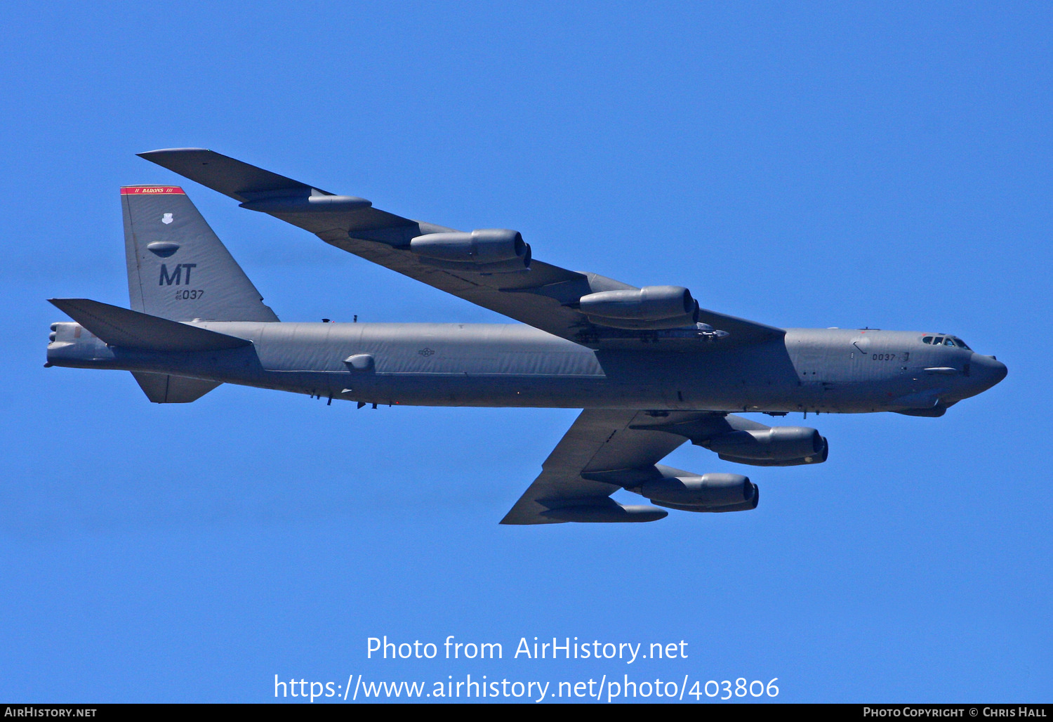 Aircraft Photo of 60-0037 | Boeing B-52H Stratofortress | USA - Air Force | AirHistory.net #403806