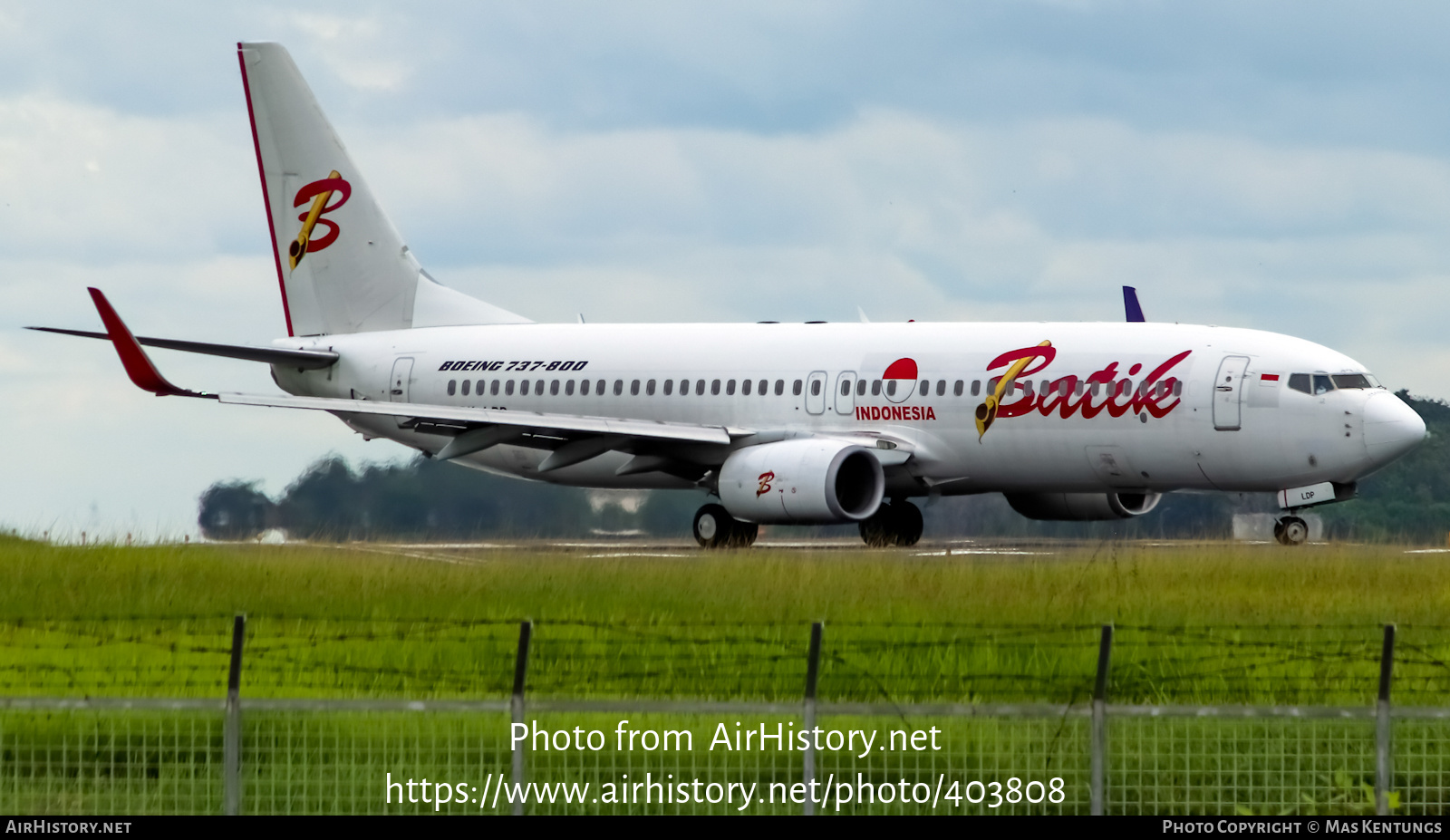 Aircraft Photo of PK-LDP | Boeing 737-8GP | Batik Air | AirHistory.net #403808