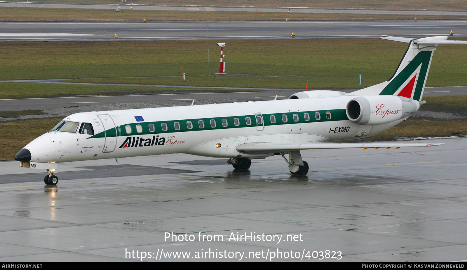 Aircraft Photo of I-EXMO | Embraer ERJ-145LR (EMB-145LR) | Alitalia Express | AirHistory.net #403823