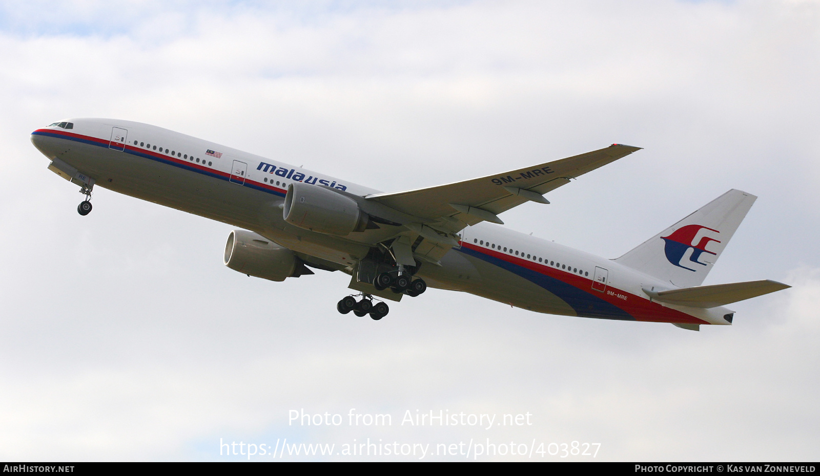 Aircraft Photo of 9M-MRE | Boeing 777-2H6/ER | Malaysia Airlines | AirHistory.net #403827