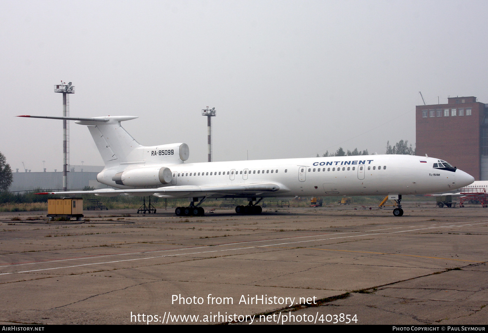 Aircraft Photo of RA-85099 | Tupolev Tu-154M | Continent | AirHistory.net #403854