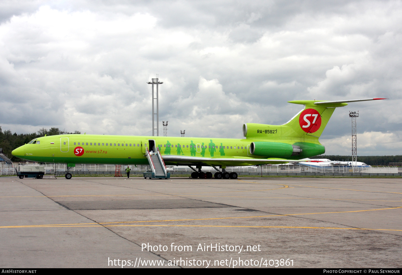 Aircraft Photo of RA-85827 | Tupolev Tu-154M | S7 Airlines | AirHistory.net #403861