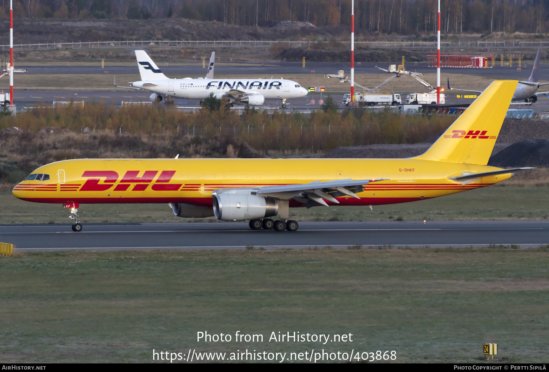 Aircraft Photo of G-DHKF | Boeing 757-236(PCF) | DHL International | AirHistory.net #403868