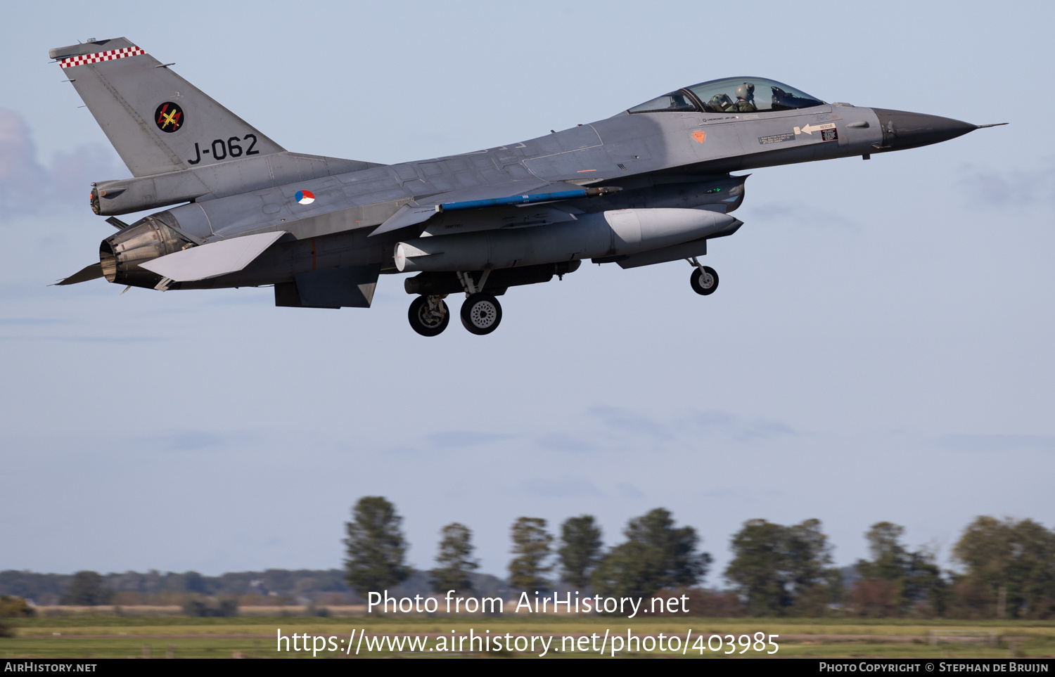 Aircraft Photo of J-062 | General Dynamics F-16AM Fighting Falcon | Netherlands - Air Force | AirHistory.net #403985