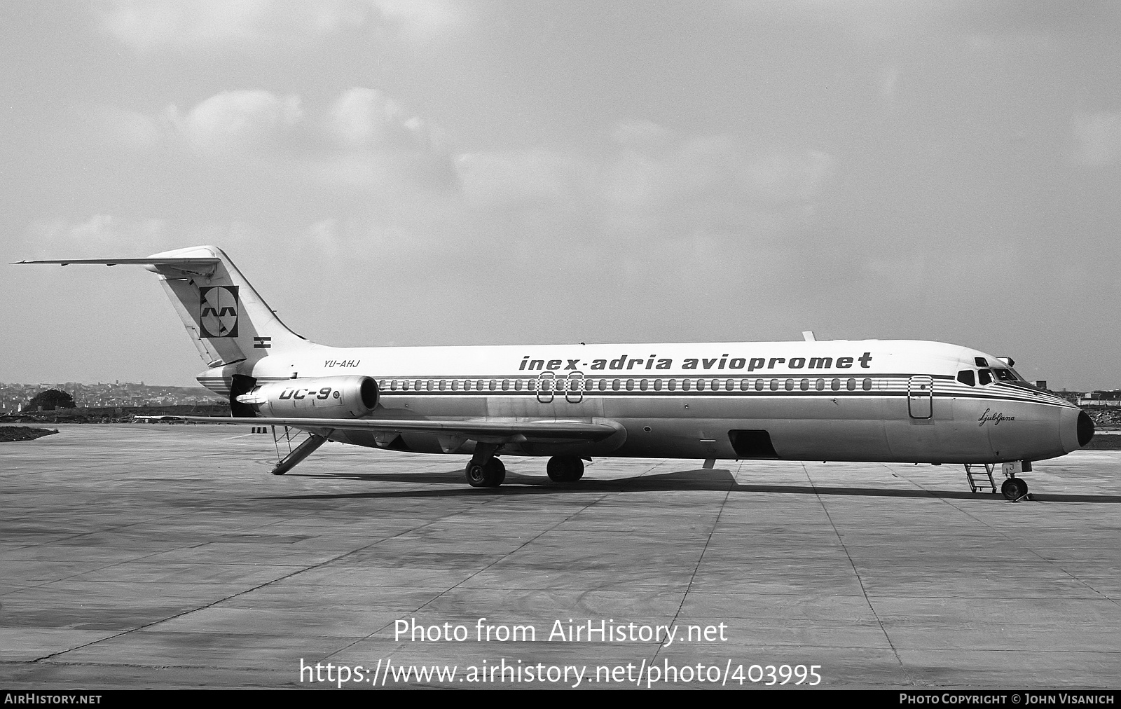 Aircraft Photo of YU-AHJ | McDonnell Douglas DC-9-32 | Inex-Adria Airways | AirHistory.net #403995