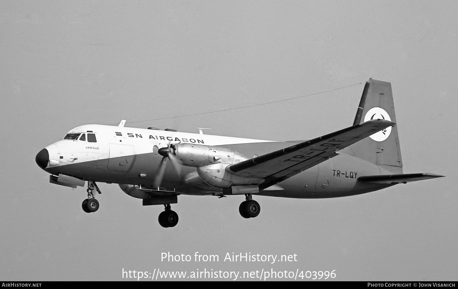 Aircraft Photo of TR-LQY | Hawker Siddeley HS-748 Srs2/214 | Air Gabon | AirHistory.net #403996